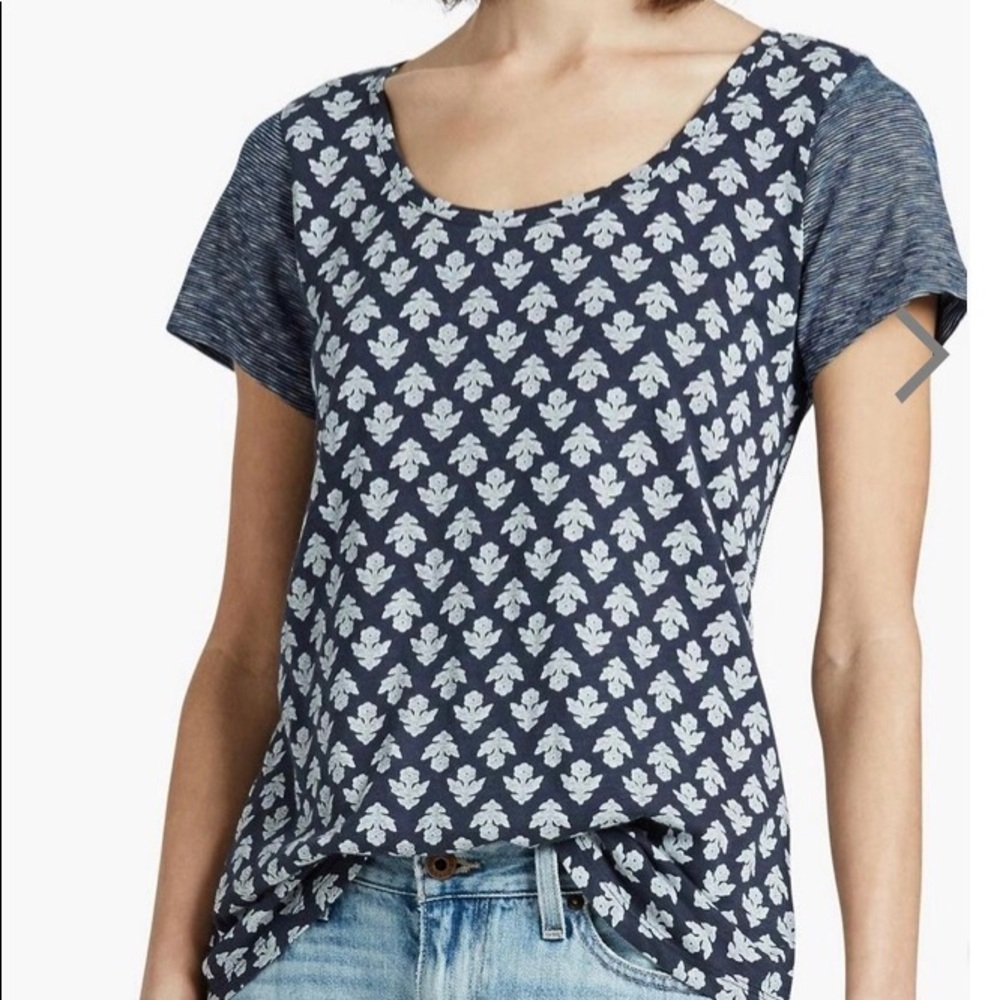 Lucky brand wood block tee